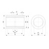 Cojinete lineal drylin® R RJUM-03