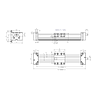 drylin® SAW-0660 linear module with high helix thread