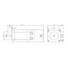 Motor paso a paso drylin® E especial con conector y protección contra salpicaduras, NEMA 23