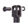 Horquilla con perno y circlip, GELMK, igubal®