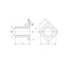 Cojinete con brida drylin® R FJUM-02